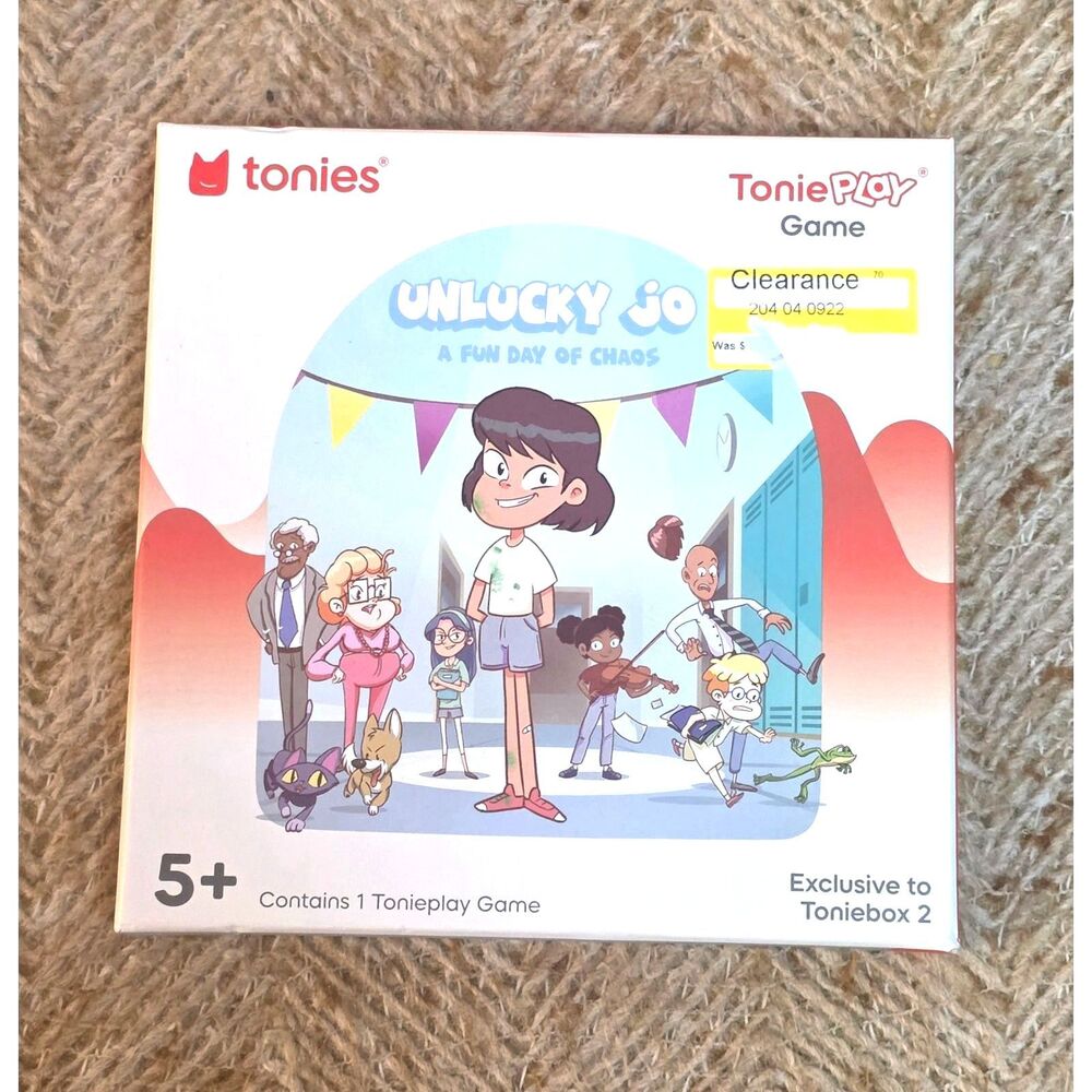 Tonies Tonieplay Game - Unlucky Jo: A Fun Day of Chaos (Brand New, NIB)